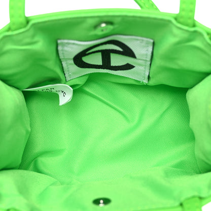 Telfar Vegan Leather Small Shopping Bag Highlighter Green 5 of 8