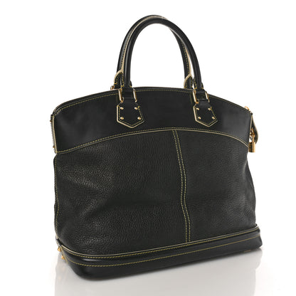 Louis Vuitton Suhali Lockit MM Black 2 of 10