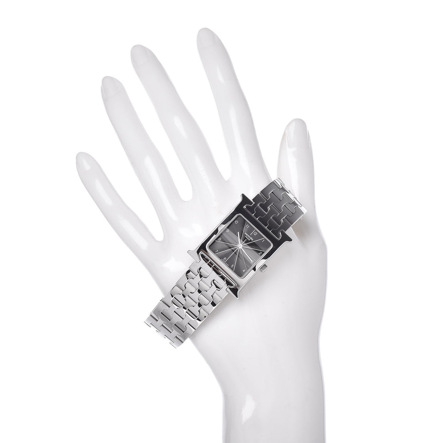 Stainless Steel 26mm Heure H Hour Quartz Watch Black