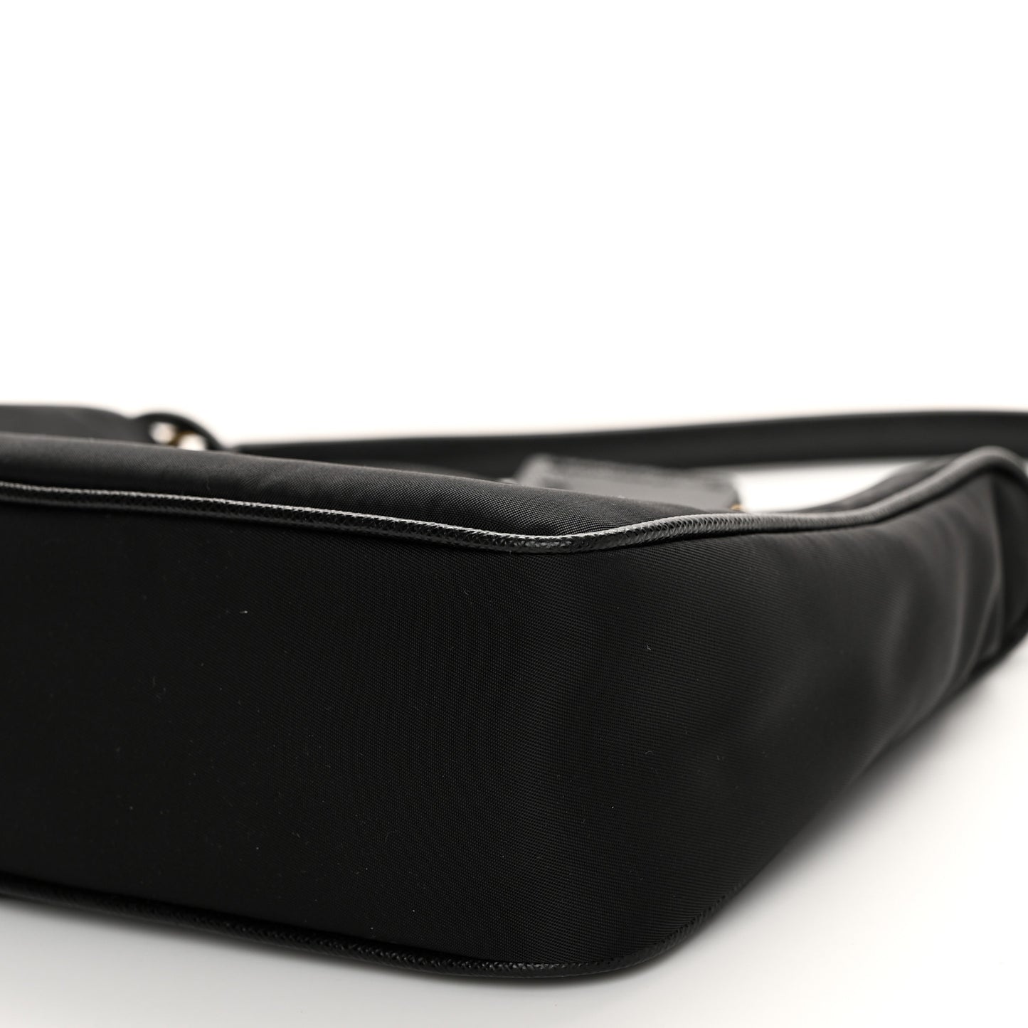 Tessuto Nylon Saffiano Mini Re-Edition 2005 Bag Black