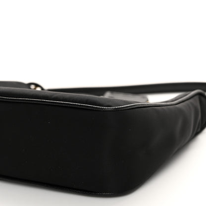 Prada Tessuto Nylon Saffiano Mini Re-Edition 2005 Bag Black 11 of 12