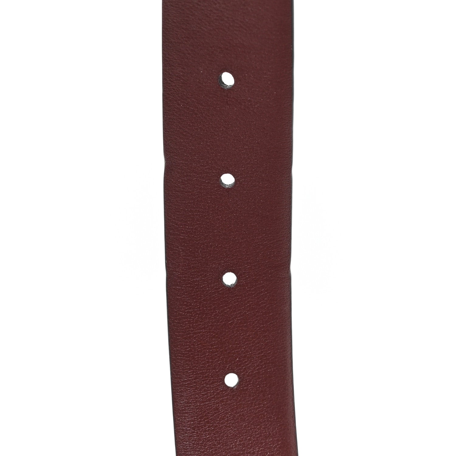 Chanel Calfskin CC Reversible 90 36 Belt Black Burgundy 3 of 6