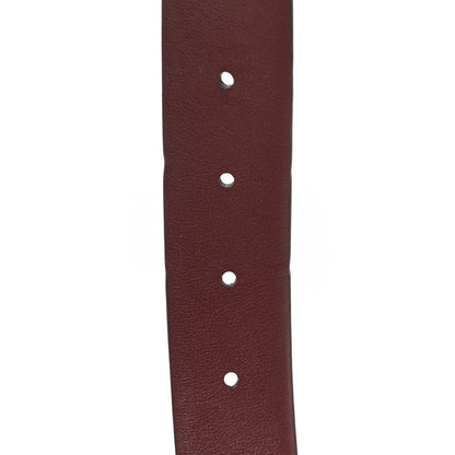 Chanel Calfskin CC Reversible 90 36 Belt Black Burgundy 3 of 6