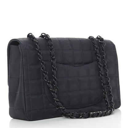 Chanel Nylon Medium Travel Flap Black 2 of 9