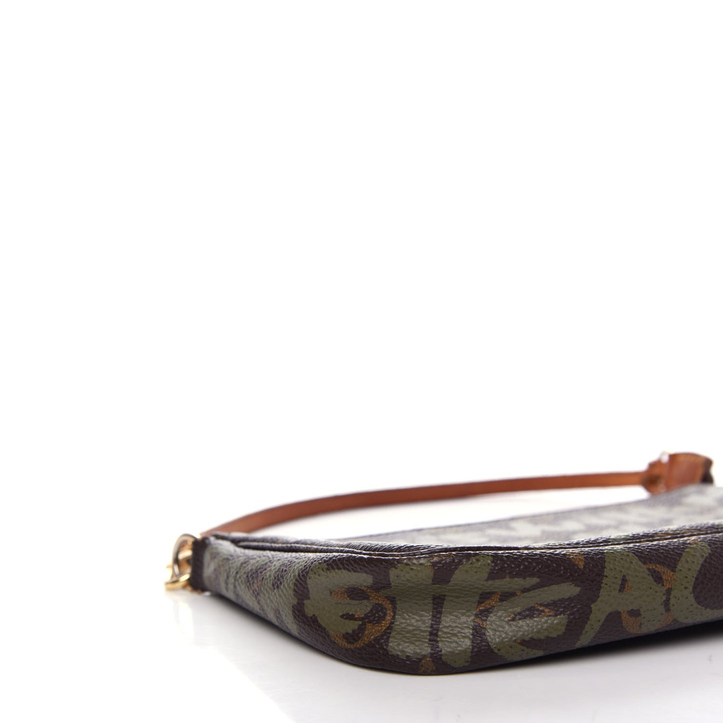 Monogram Graffiti Pochette Accessories Kaki
