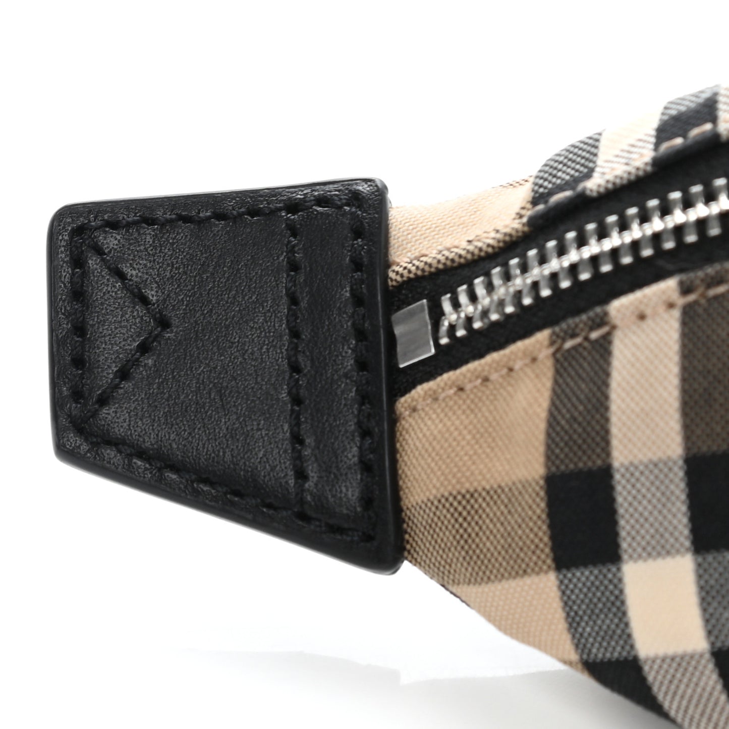 Cotton Vintage Check Sonny Bum Bag Keychain Charm Archive Beige
