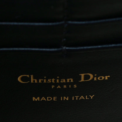 Christian Dior Oblique Saddle Chain Pouch Blue 7 of 10