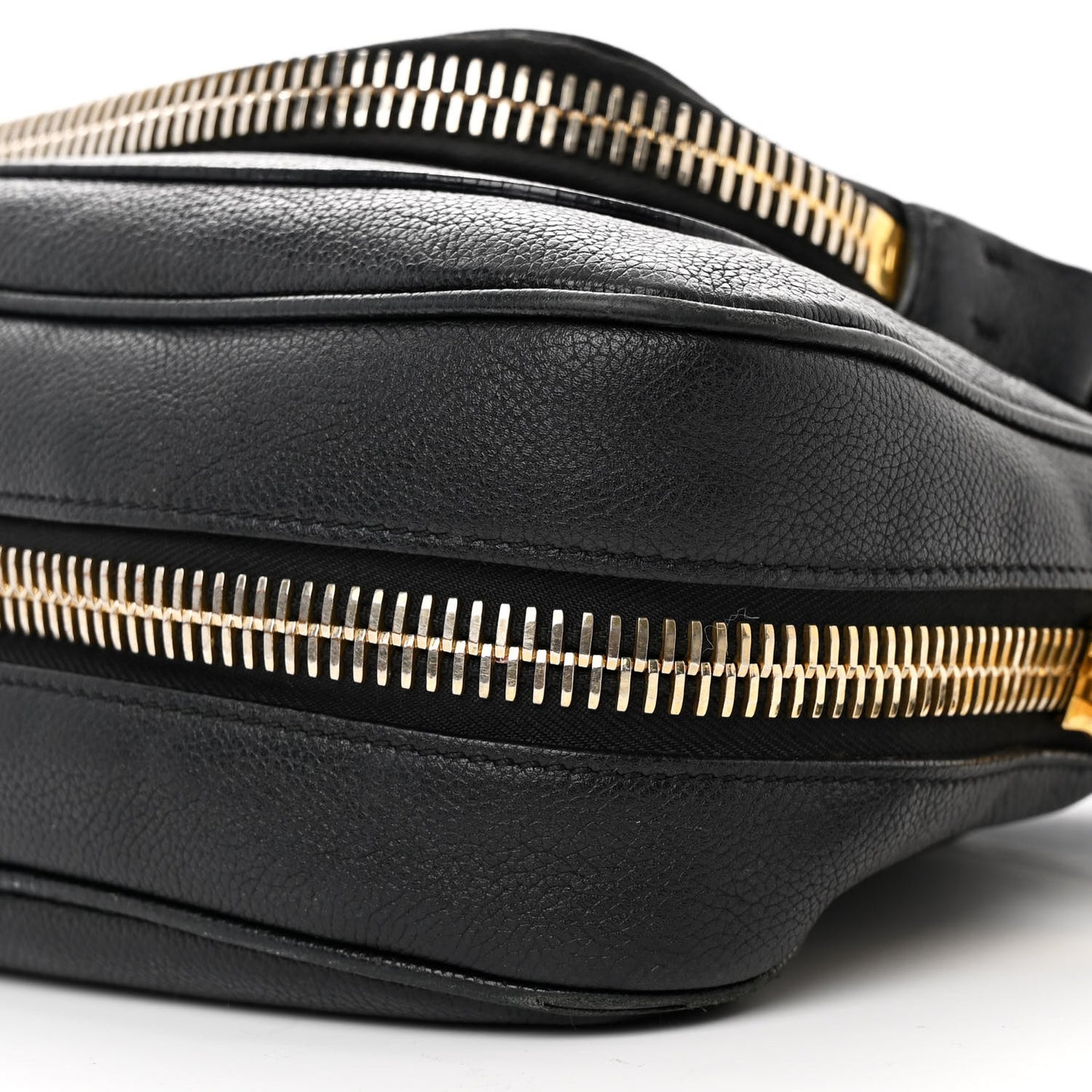 Grained Calfskin Medium Jennifer Crossbody Bag Black
