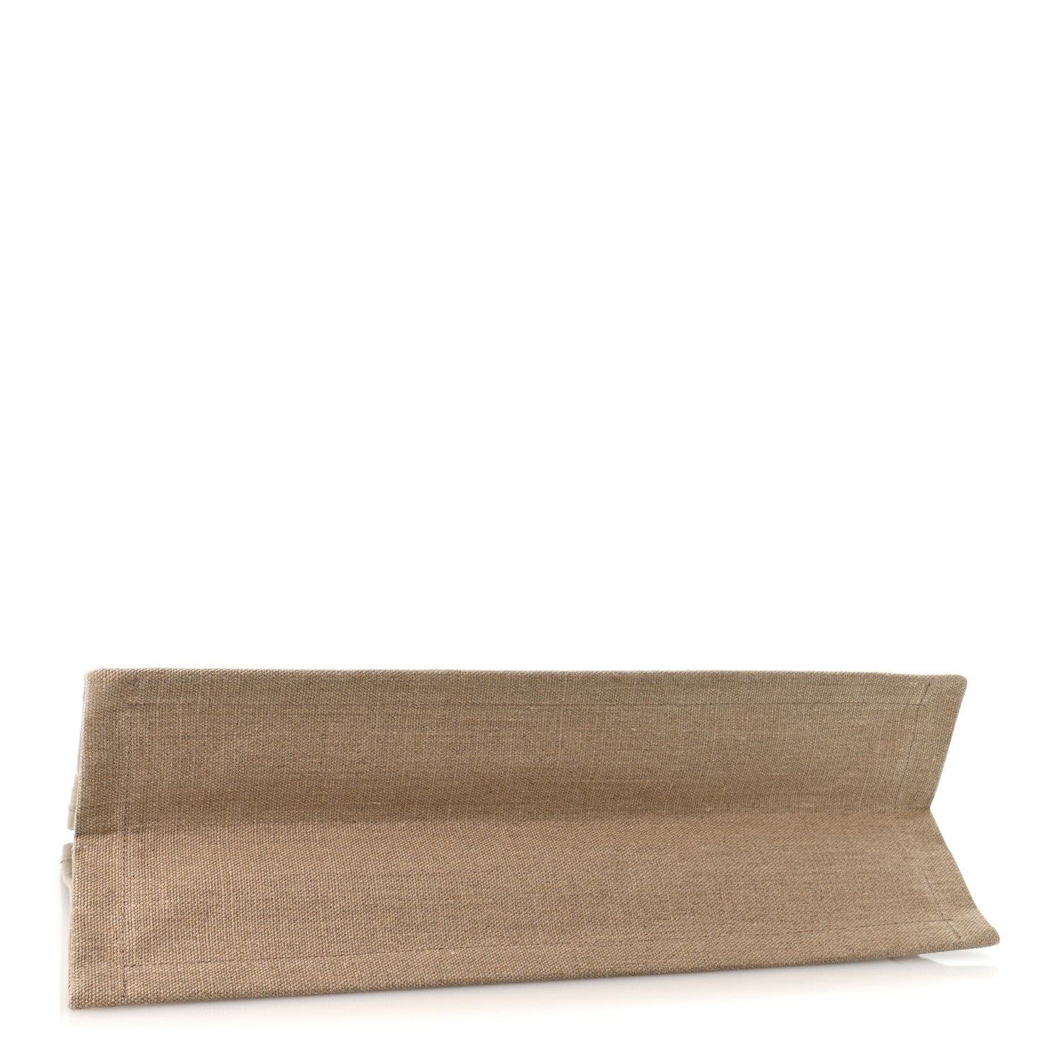 Saint Laurent Linen Calfskin Rive Gauche Tote Greggio Natural 4 of 11