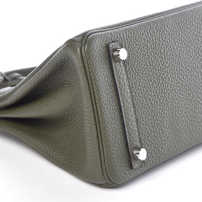 Hermes Togo Birkin 25 Vert Olive 36 of 38