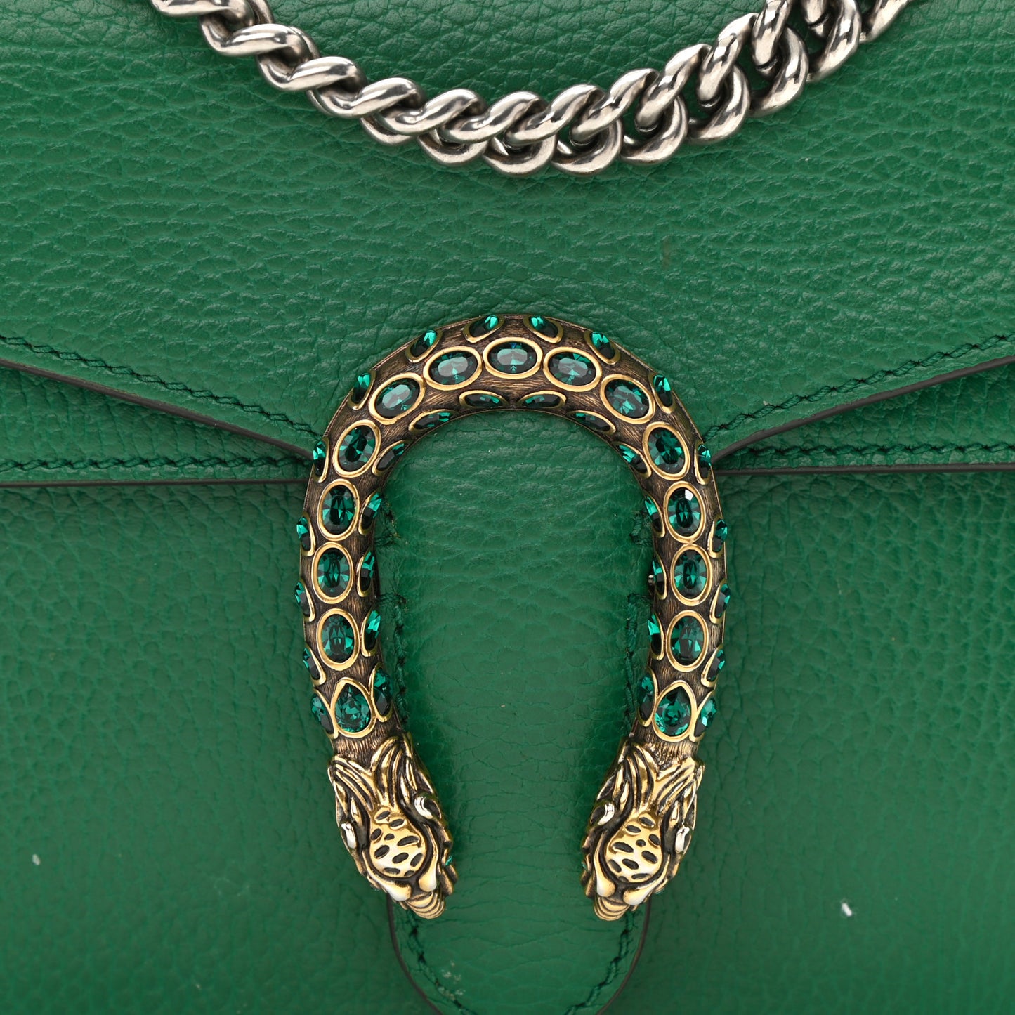 Calfskin Mini Dionysus Shoulder Bag Emerald