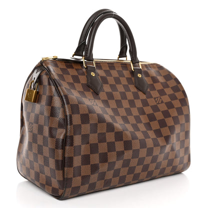 Louis Vuitton LOUIS VUITTON Damier Ebene Speedy 30 3 of 9