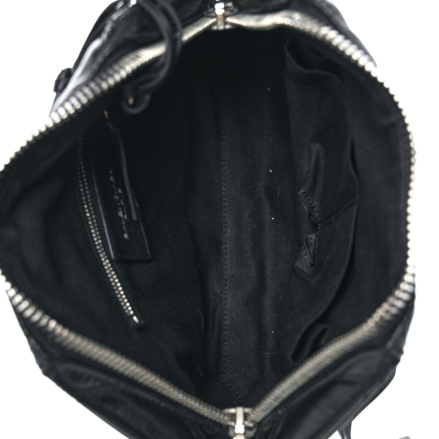 Balenciaga Nappa Calfskin Quilted Puffy Clutch Black 5 of 9