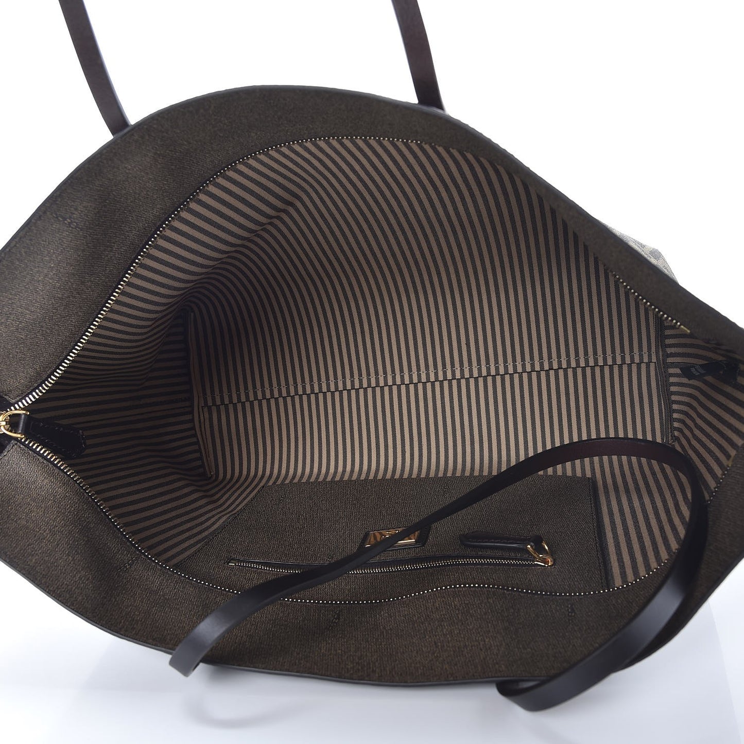 Zucca Spalmati Medium Roll Tote Tobacco Moro