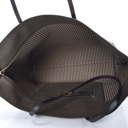 Fendi Zucca Spalmati Medium Roll Tote Tobacco Moro 5 of 7