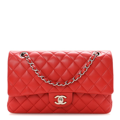 Chanel Lambskin Quilted Medium Double Flap Red 1 of 10