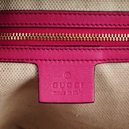 Gucci Vernice Naplack Medium Soho Chain Shoulder Bag Bright Bouganville 6 of 8