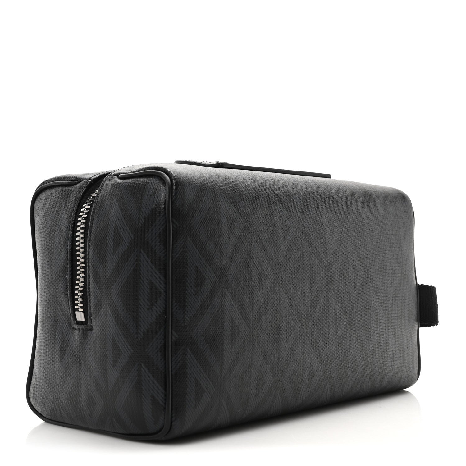 Christian Dior Canvas CD Diamond Lingot Toiletry Pouch Black 3 of 10