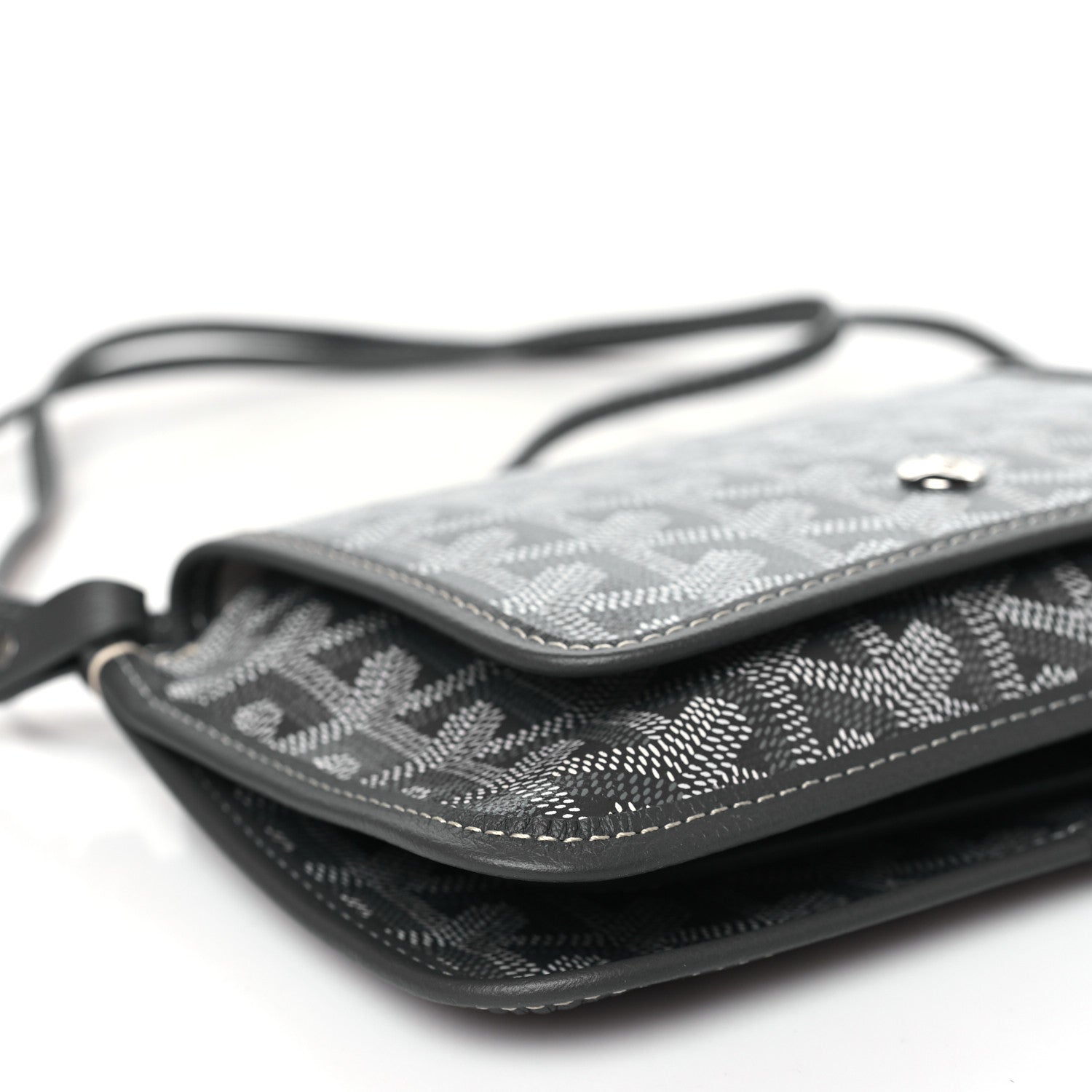 Goyard Goyardine Plumet Wallet Clutch Grey 8 of 9