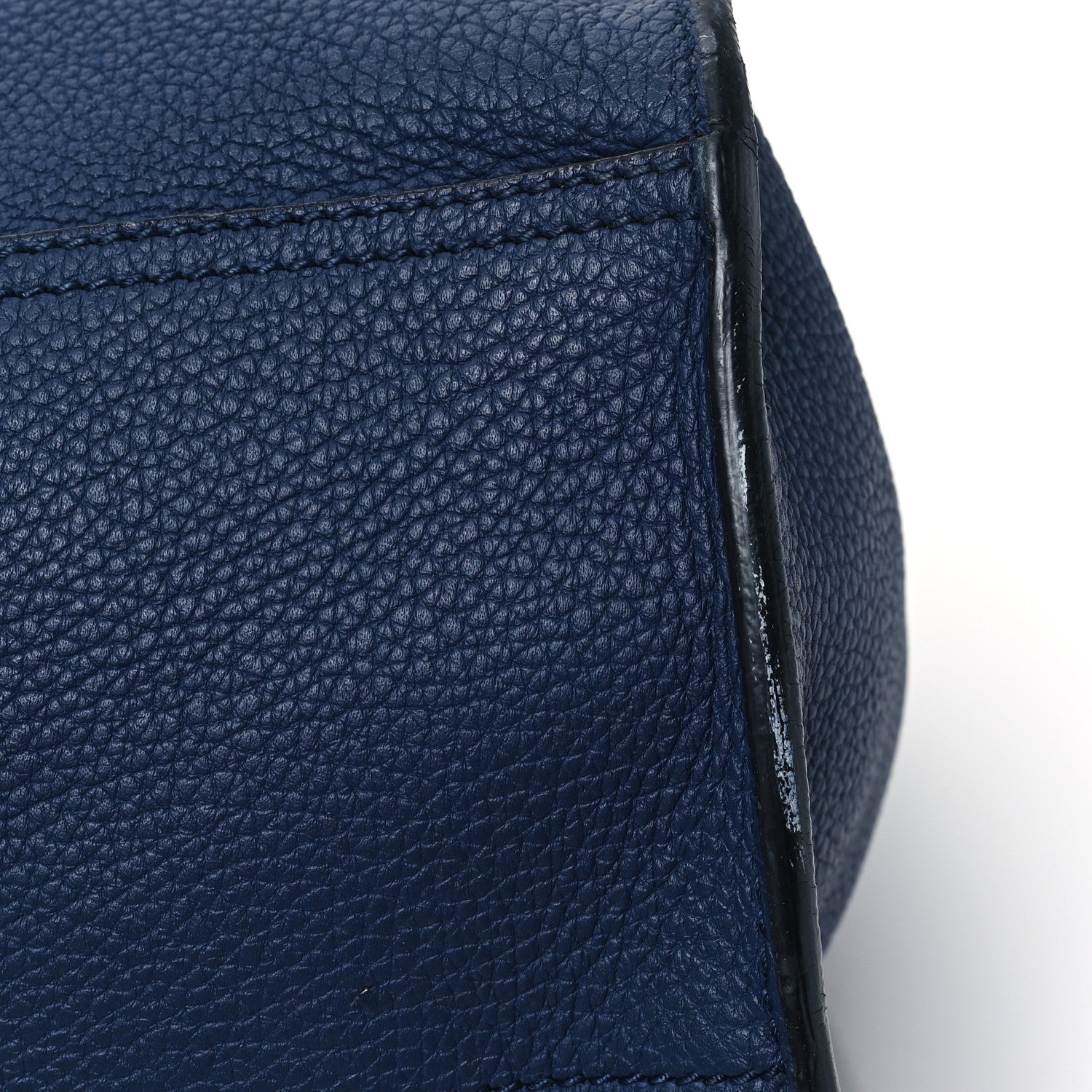 Gucci Soft Calfskin Medium Jackie Top Handle Bag Classic Blue Marine 11 of 13