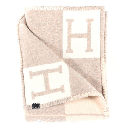 Hermes Wool Cashmere Avalon III Blanket Coco Camomille 2 of 3