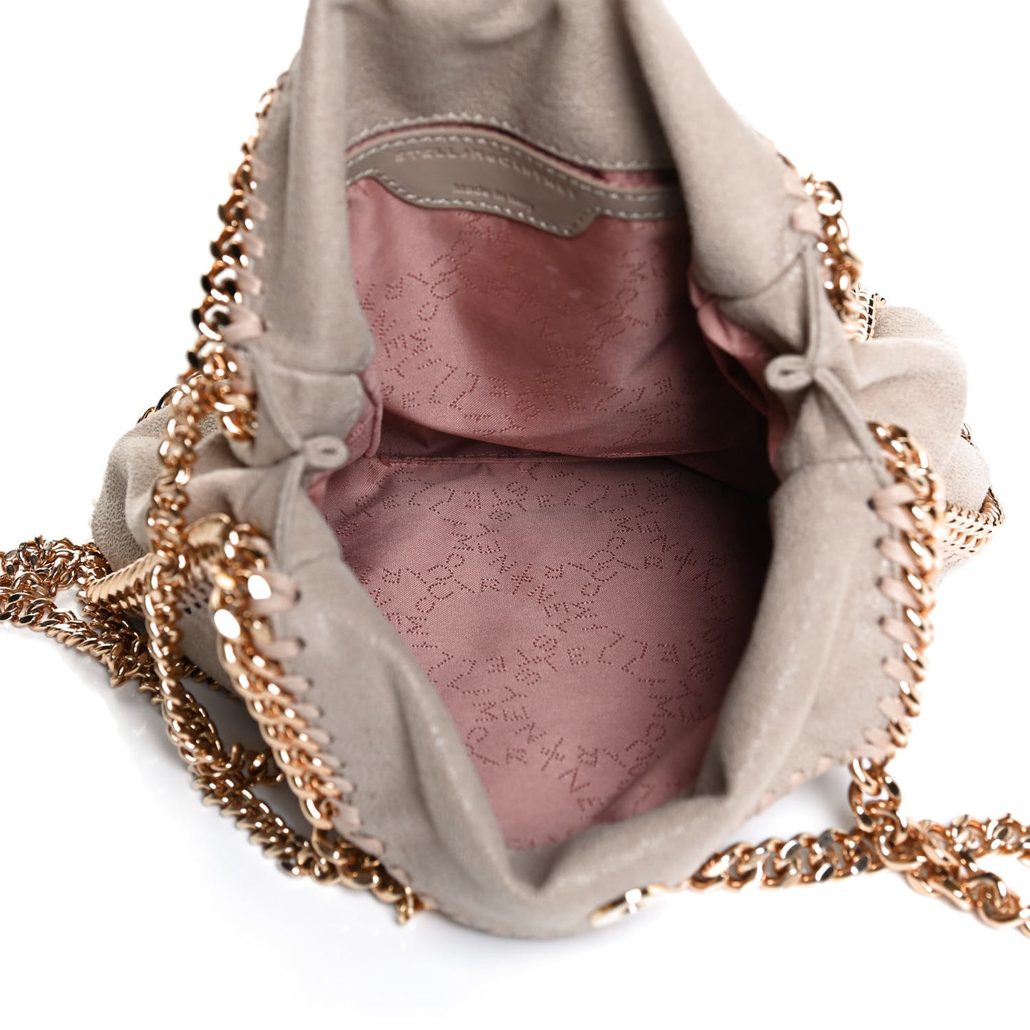 Mini Falabella Fold Over Tote Clotted Cream