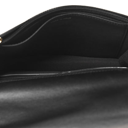 Chanel Tweed Quilted Chanel 19 Wallet On Chain WOC Black White 5 of 12