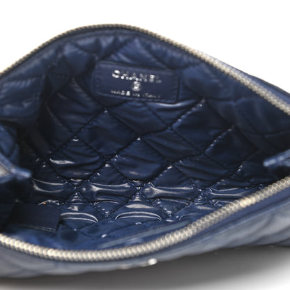 Chanel Caviar Quilted Small Pouch Navy 5 of 8