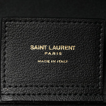 Saint Laurent Calfskin Large Shopping Tote Black 7 of 11
