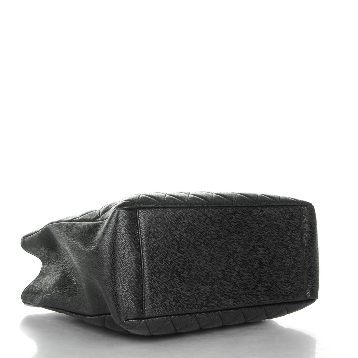 Caviar Quilted Grand Shopping Tote GST Black