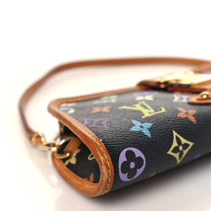 Louis Vuitton Monogram Multicolor Shirley Black 7 of 9