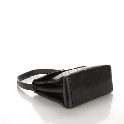 Chanel Lambskin Quilted Flap Shoulder Bag Black 4 of 9