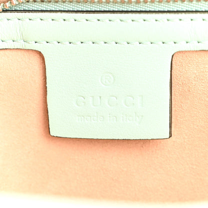 Gucci Calfskin Matelasse Small GG Marmont Shoulder Bag Water Green 6 of 10