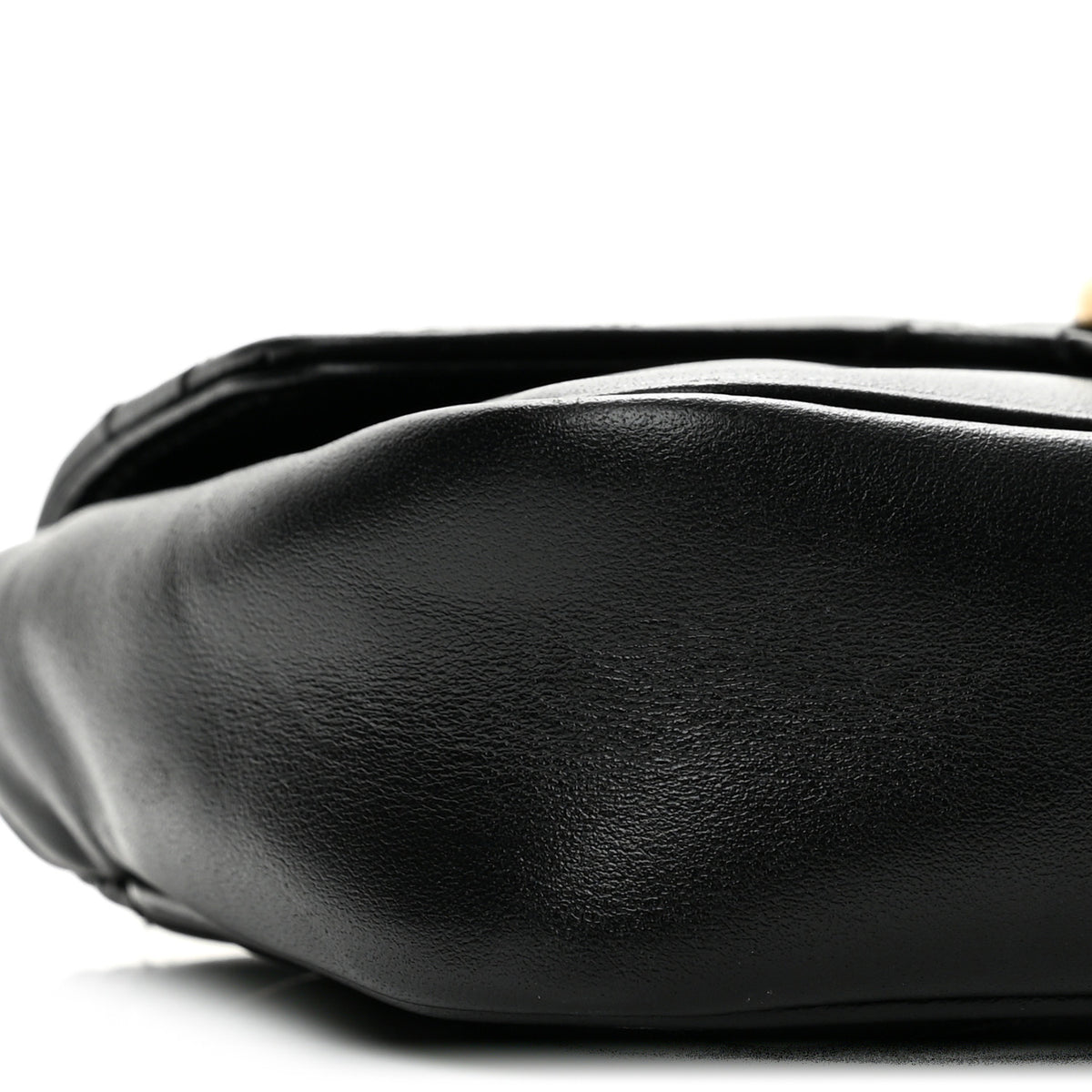Gucci Calfskin Matelasse Super Mini GG Marmont Shoulder Bag Black 8 of 12