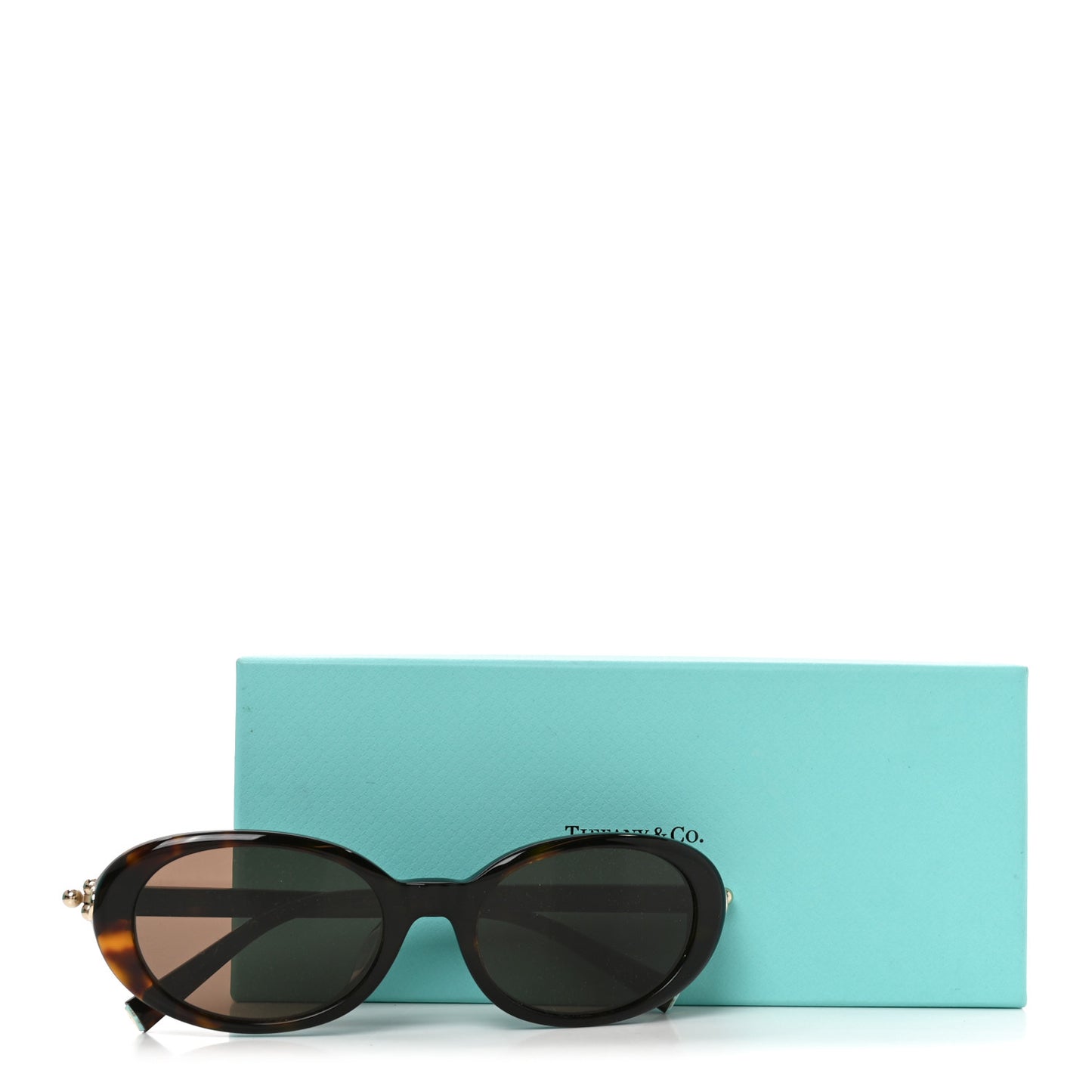 Acetate Hardwear Oval Sunglasses TF4242D Tortoise Brown