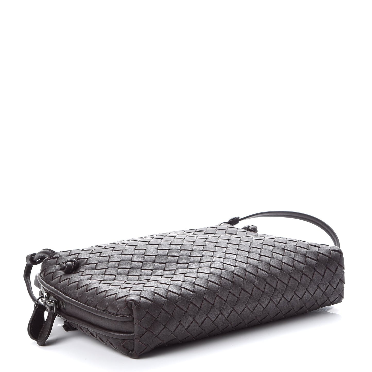 Nappa Intrecciato Nodini Bag Ebano