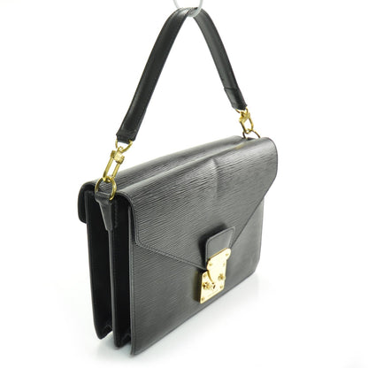 Louis Vuitton Epi Sac Biface Black 3 of 9