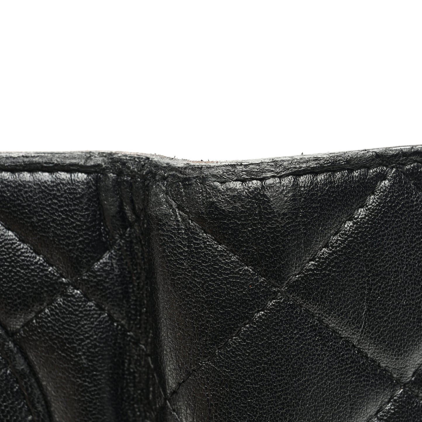 Lambskin Quilted Large Flap Wallet Black