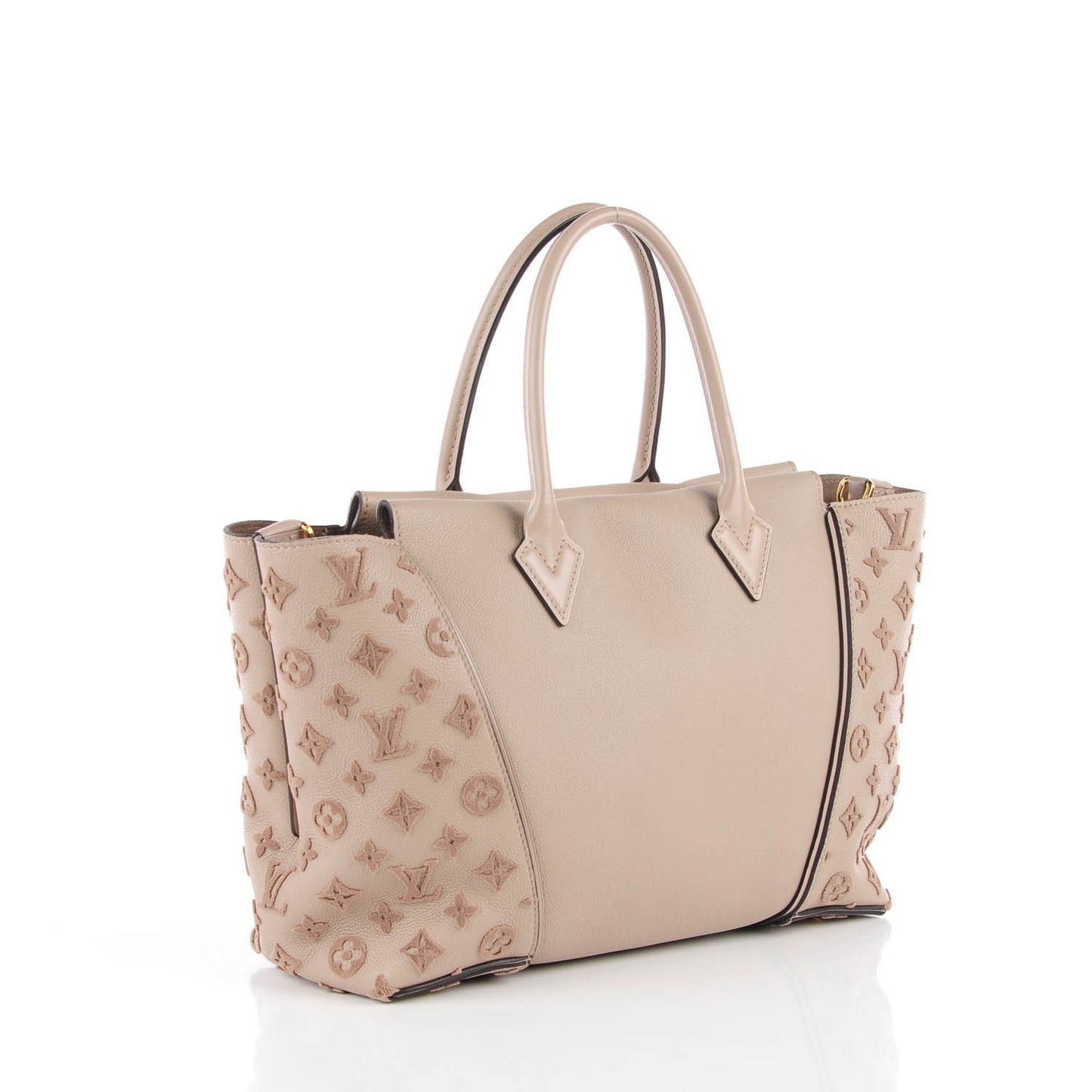 Veau Cachemire Tote W PM Galet