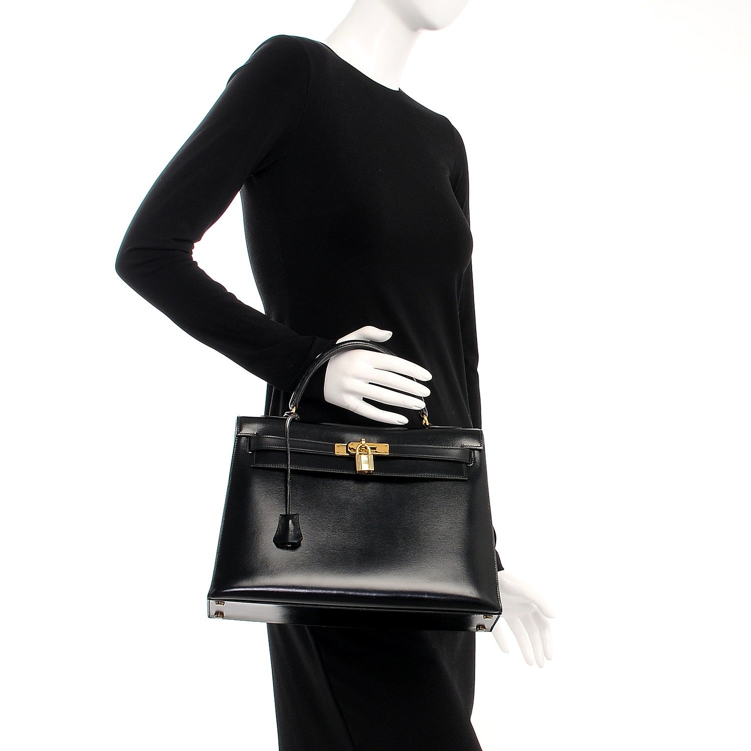 Hermes Box Kelly Sellier 32 Black 2 of 31