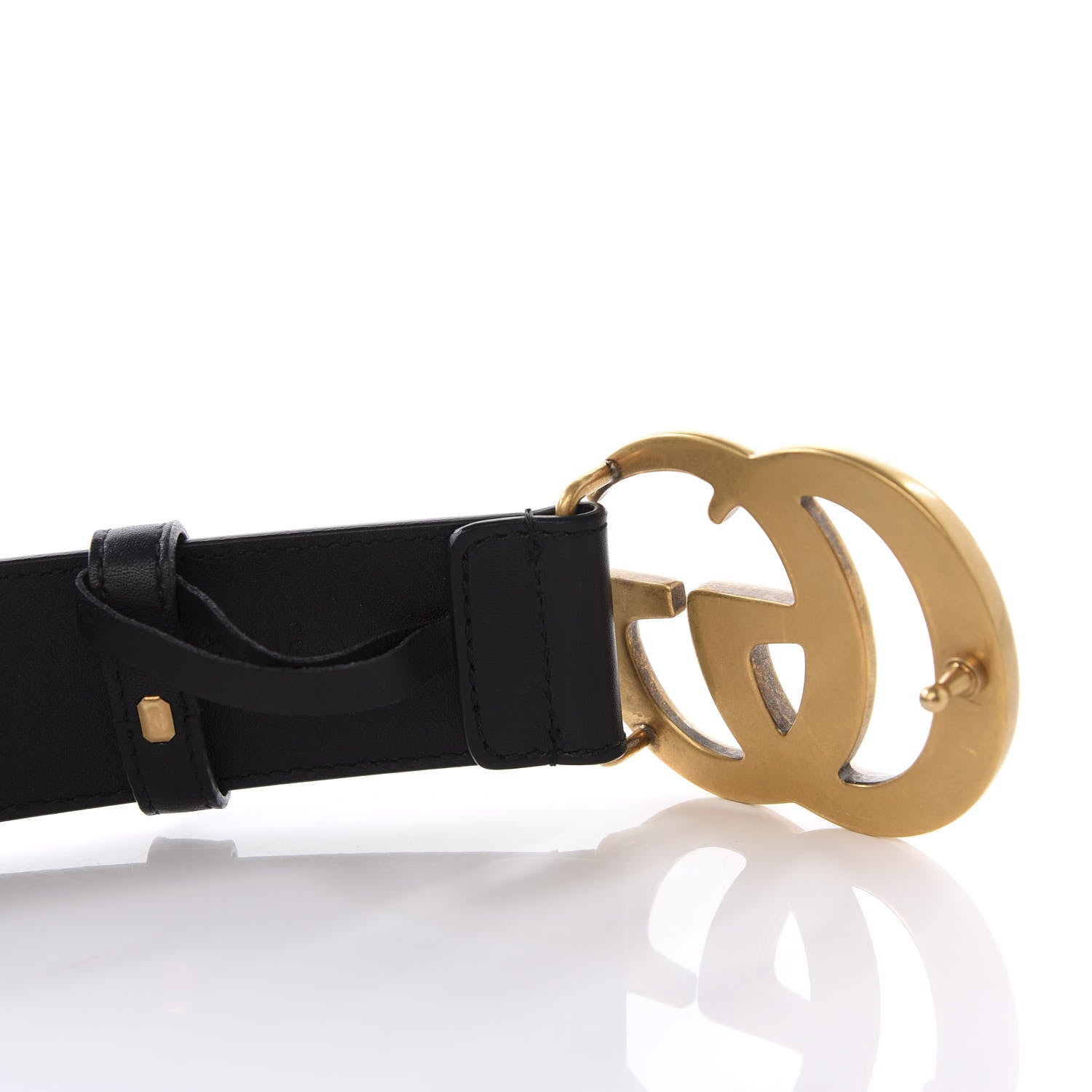 Gucci Calfskin Double G 40mm Belt 95 38 Black 4 of 7