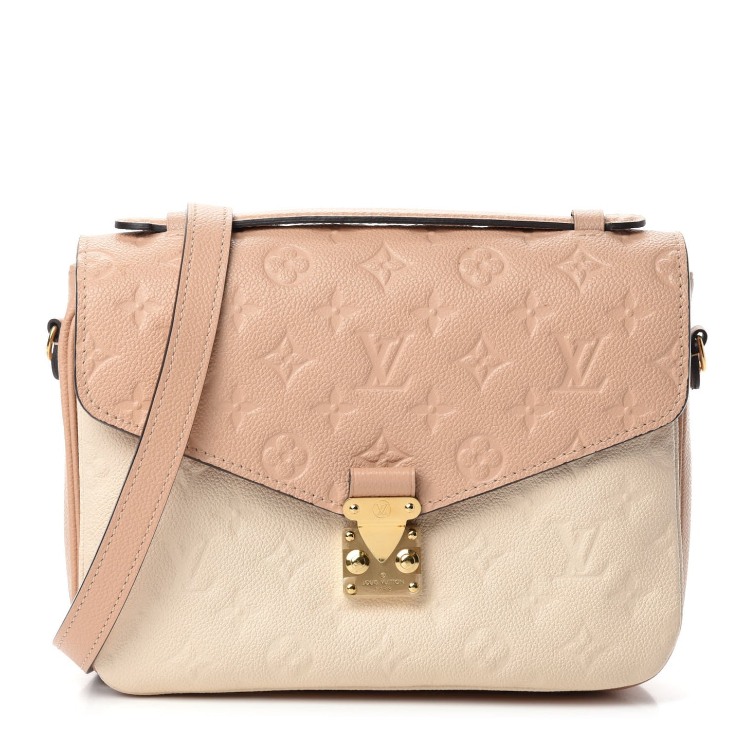 Empreinte Pochette Metis Beige Rose Creme