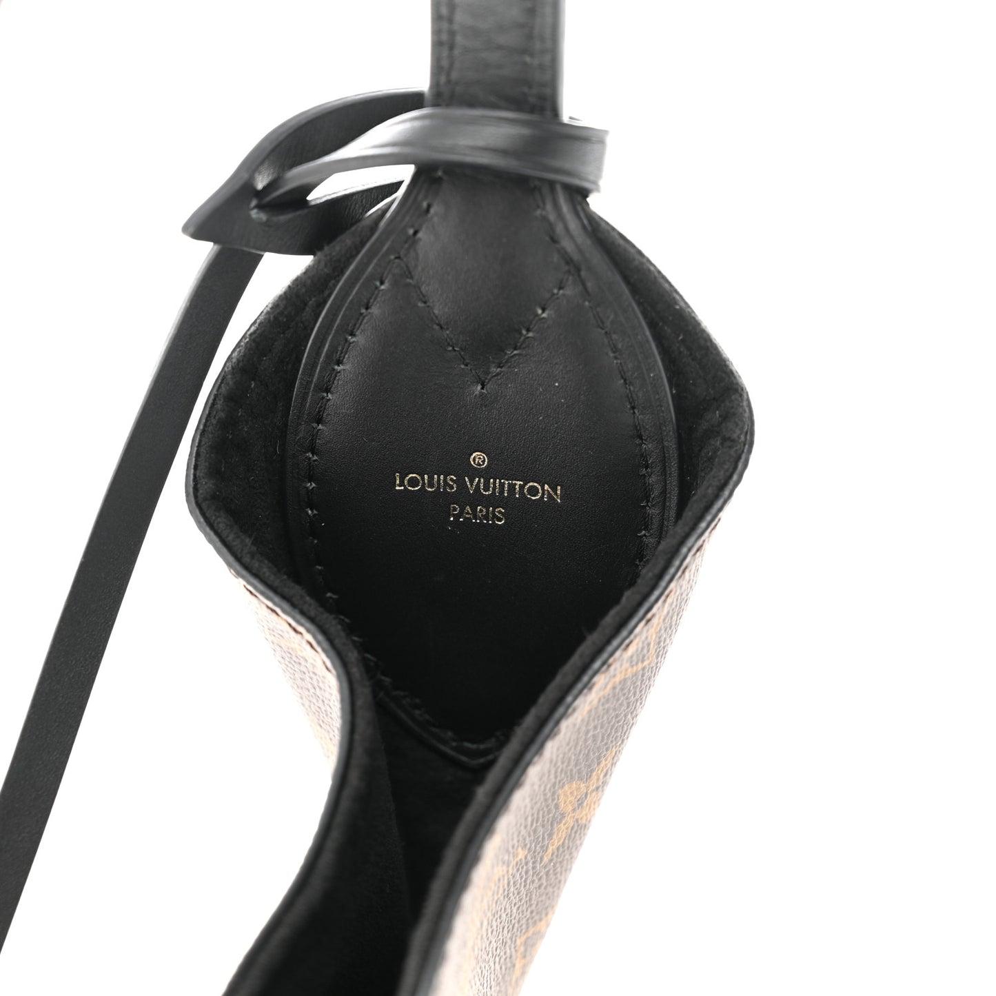 Monogram Flower Hobo Black