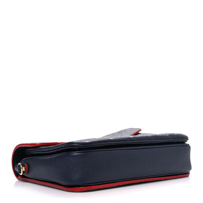Louis Vuitton Empreinte Pochette Metis Marine Rouge 4 of 11