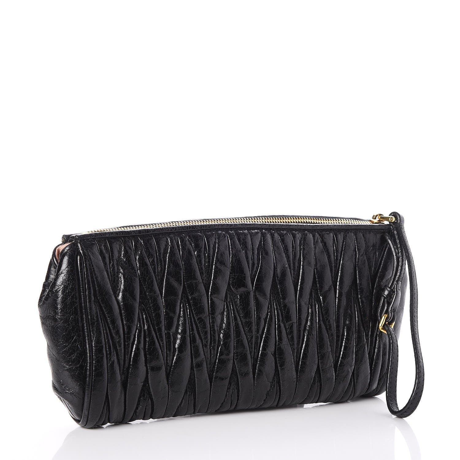 Miu Miu Nappa Matelasse Clutch Nero Black 3 of 8
