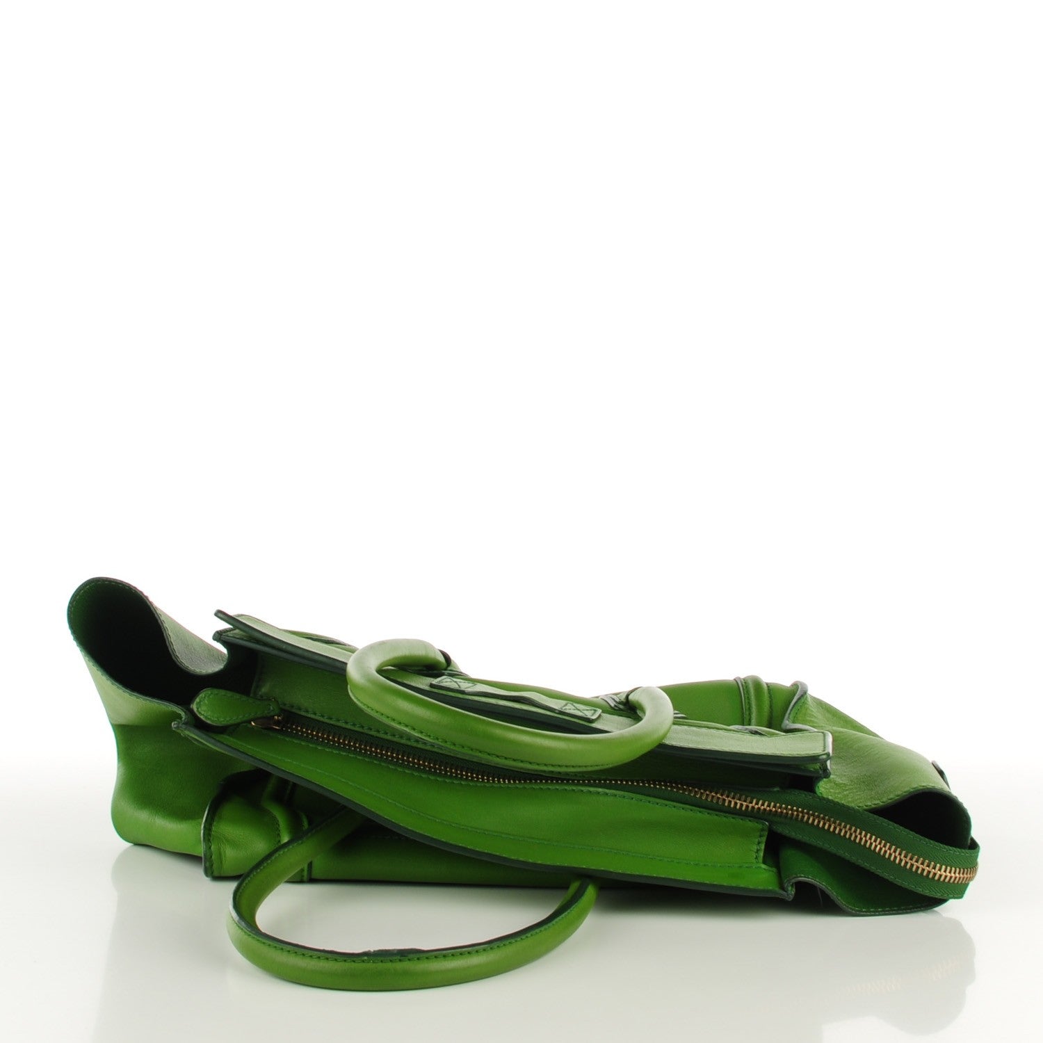 Celine Smooth Calfskin Mini Luggage Green 11 of 11