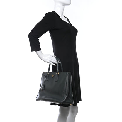 Prada Saffiano Large Galleria Double Zip Tote Smeraldo 3 of 12