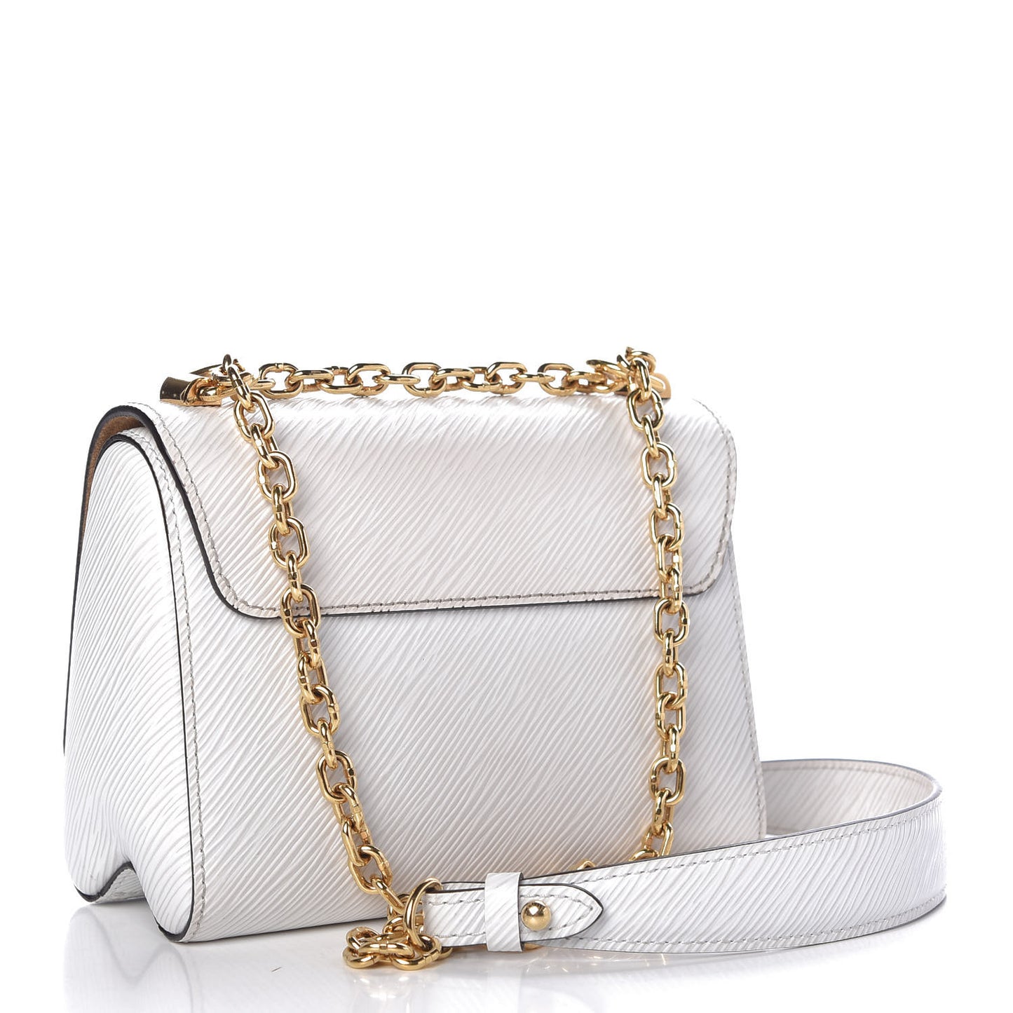 Epi Twist Shoulder Bag White