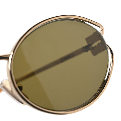 Miu Miu Metal Oval Sunglasses SMU52Y Tortoise 8 of 9