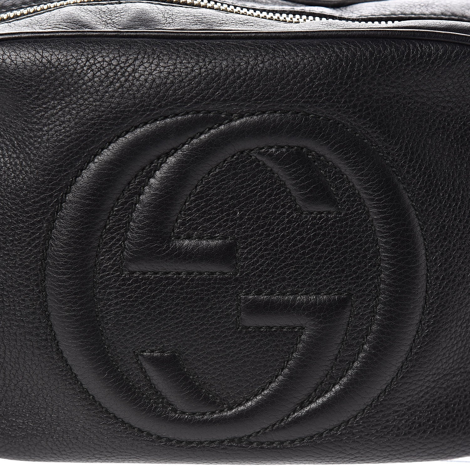 Gucci Pebbled Calfskin Small Soho Disco Bag Black 10 of 10